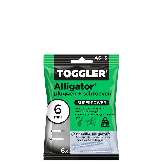 Alligator muurplug A6