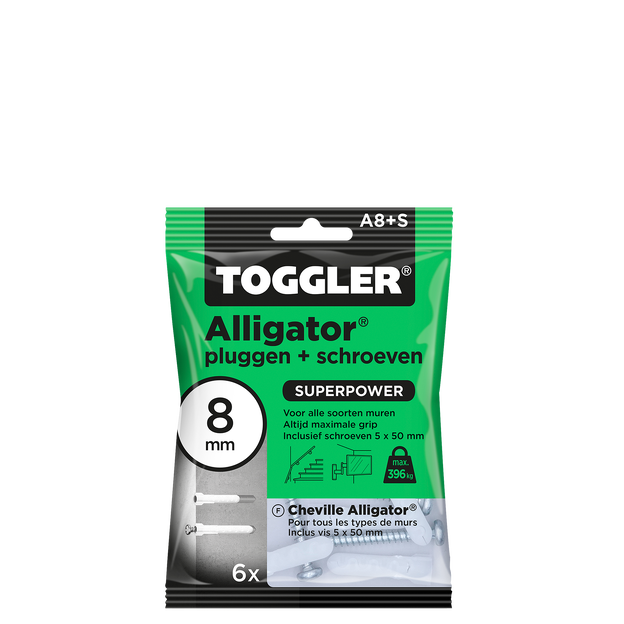 Alligator muurplug A8